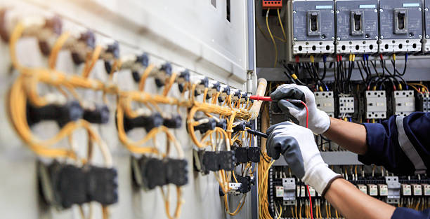 Professional Electrician technician working in Eden, TX